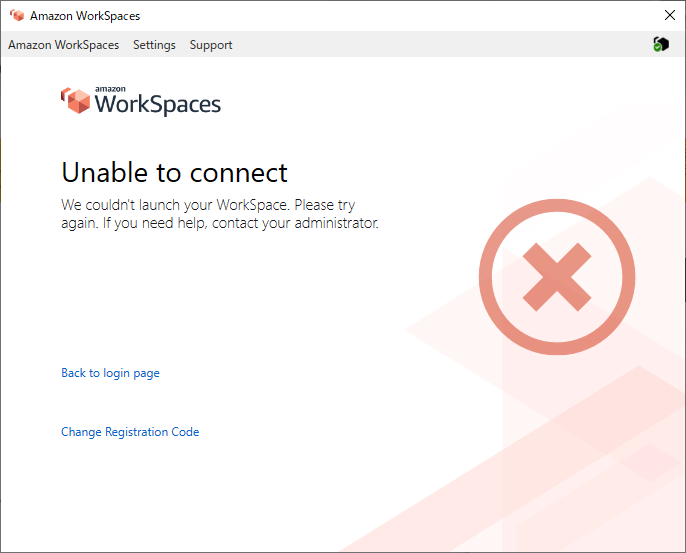仮想デスクトップ：Amazon WorkSpacesにログインできない